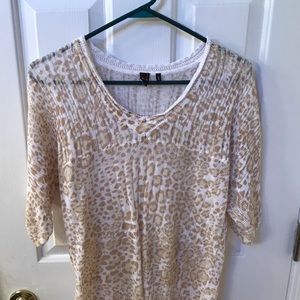 Animal Print Sweater Size L.